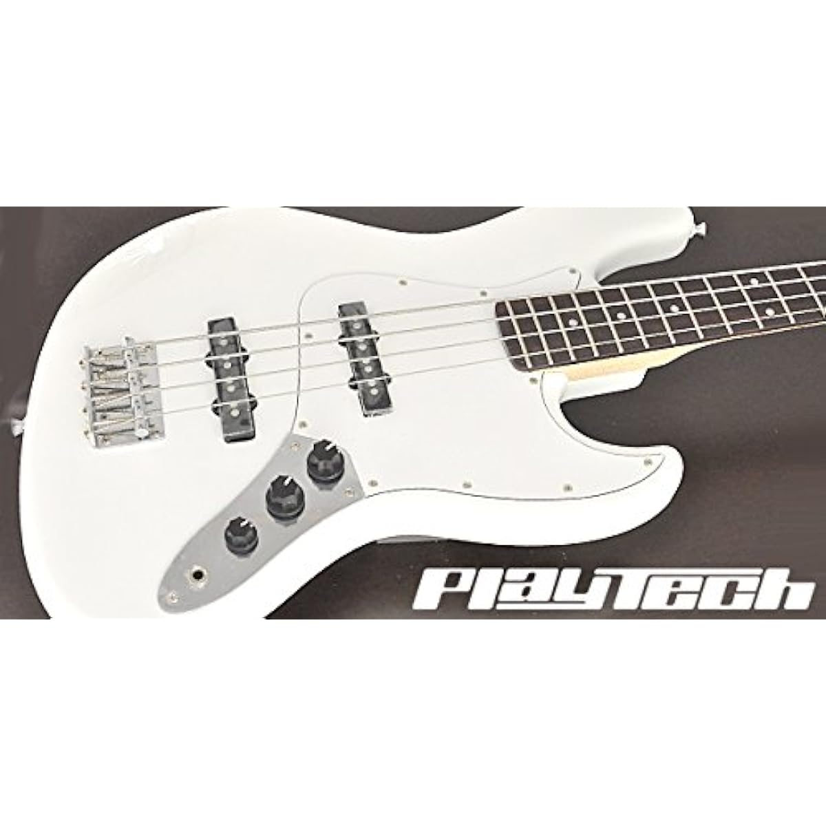 PLAYTECH Electric Base JB420 WHITE Jazz Base Type