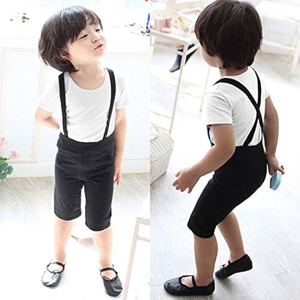 Manana ma31 Manana Spats Shirt Ballet Dance Top and Bottom Set Tops Pants Boys Kids Junior