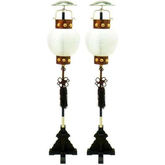May Doll Lantern with Family Crest Modern Jinya Lantern No. 5 Height 70m Jinya