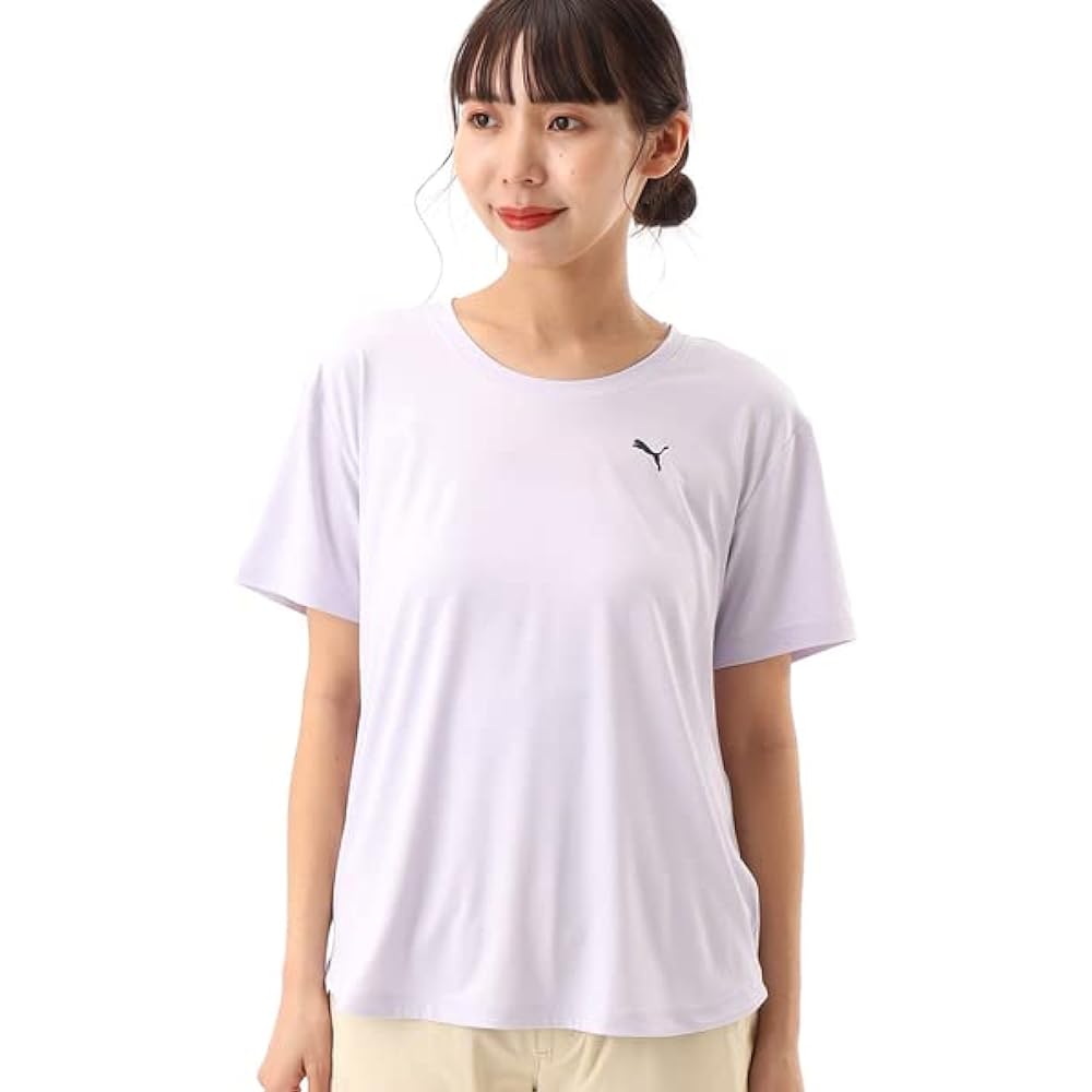 [PUMA] Yoga Studio Training Moisture Absorbent Quick Drying STUDIO YOGINI SS T-Shirt 523615 Women's