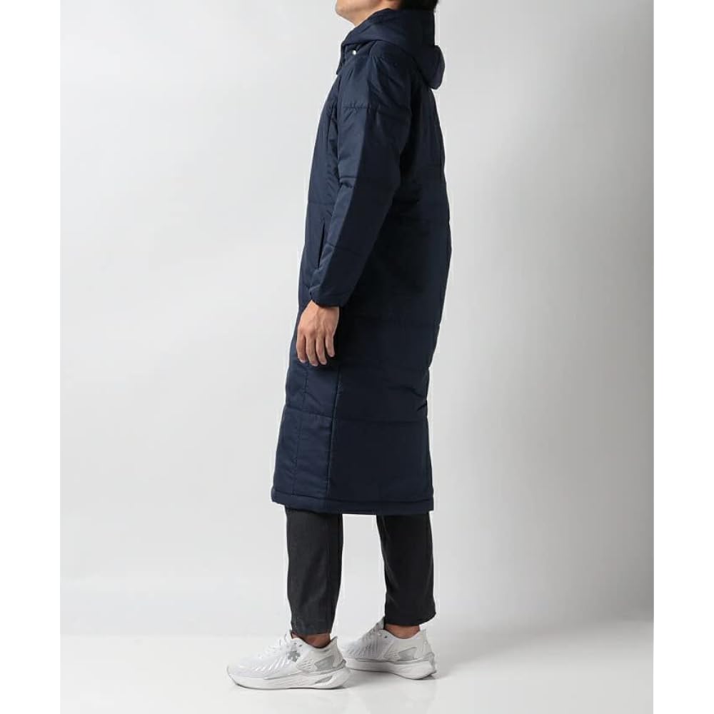 [Umbro] Men's Outerwear Soccer Filling Warm Windproof Water Repellent Stretch Cold Protection Long Coat Removable Hood