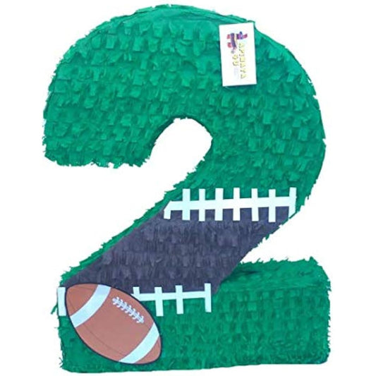 APINATA4U Large Number 2 Pinata Football Theme Football Party Favors