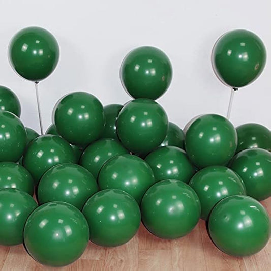 5 Inch Dark Green Balloons Dark Green Small Helium Balloons Mini Dark Green Latex Balloons Party Decoration Supplies Pack of 100
