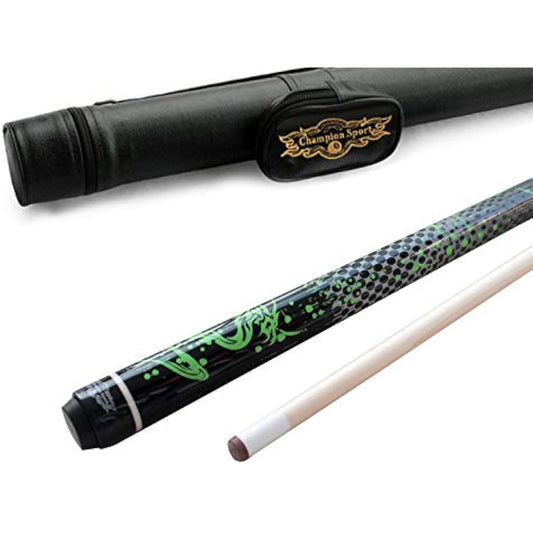 Champion Green Dragon Pool Cue Stick Billiard Gloves Predator 314 Taper 12.75mm Retail Price 19 oz