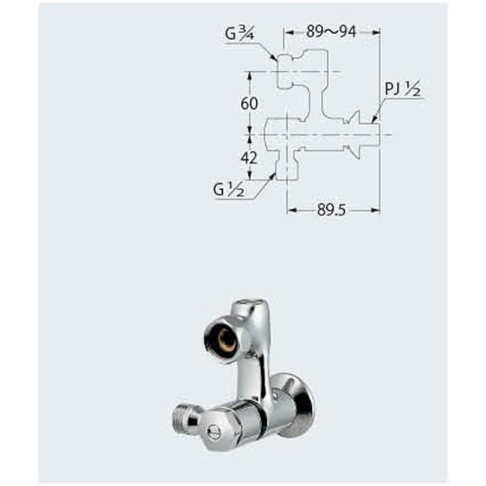 Kakudai Adjust Crank with Water Diversion Hole 100-114