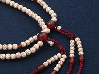 Kyoto Buddhist Altar Hayashi Prayer Beads Shingon Buddhism Shake 0 Star Moon Bodhi Tree Agate (For Women) Official Ceremony [Bead Bag Set] SW-026 Kyoto Prayer Beads