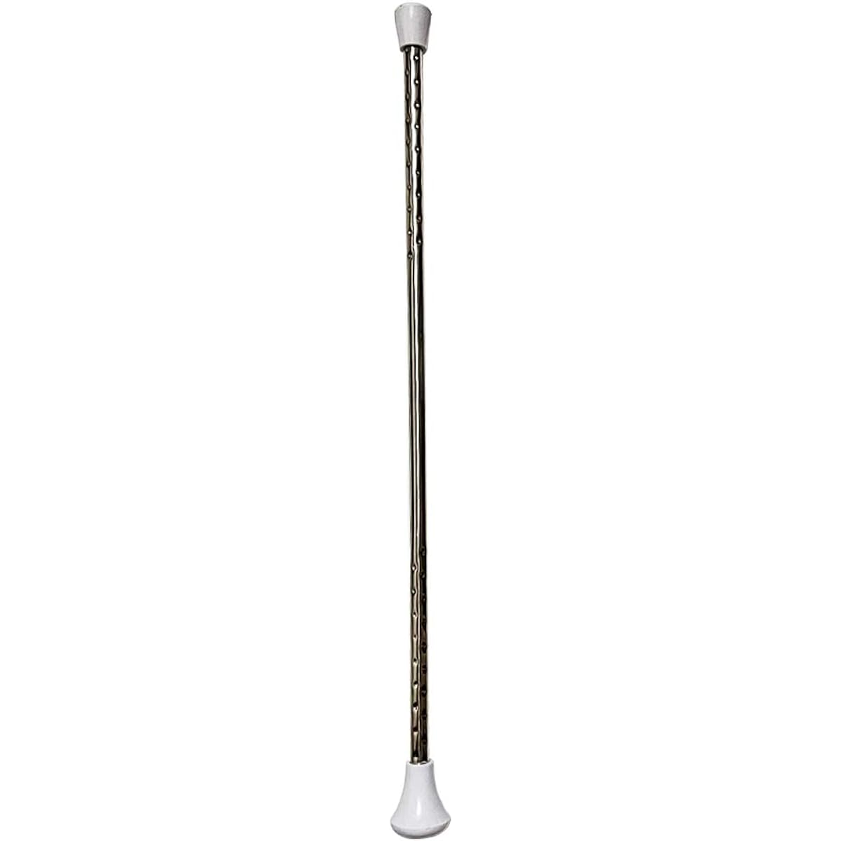 Dasiyoki Twirling Baton 2 Pieces Spinning Dance Baton Metal Gymnastics Parade Stick for Kids Majorette White 1 Pack