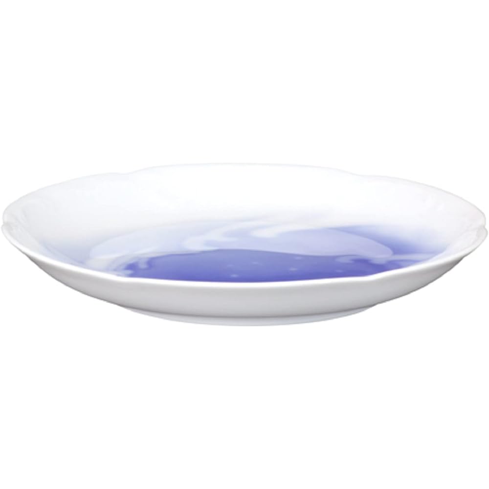 Okura Touen <Direct store only> Rabbit and Wave 15cm plate pair set (replacement picture) <Microwave compatible> 54HR/C309