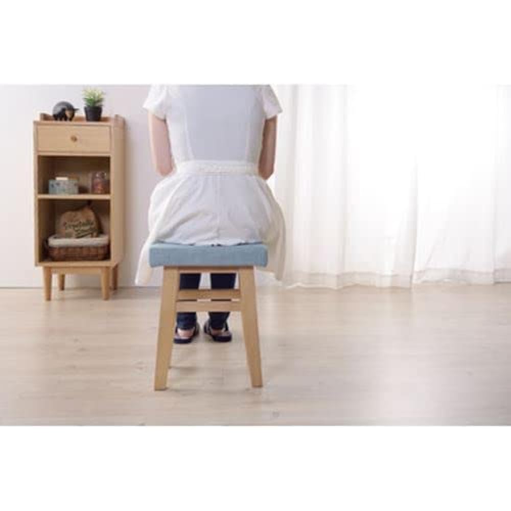 AZUMAYA Bambi Stool Light Blue (CL-785CWB)