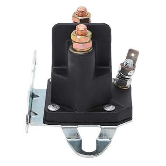 Starter Solenoid Relay 12V Starter Solenoid Relay 4.8W Engine Starter Solenoid Relay Lawn Mower Garden Tractor ATV Snowmobile
