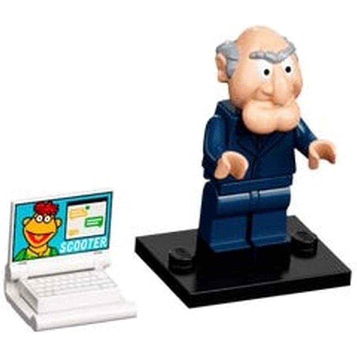 LEGO Minifigure Muppets Series: Statler Minifig with Additional Purple Cape (71033)