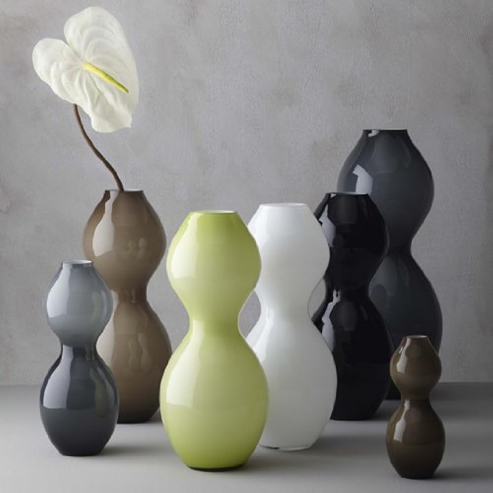 Leonardo Vase Flower Base Cocco 42cm Red 037530