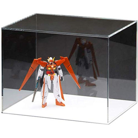 misorato W500H4000D300 [Free size adjustment] Transparent acrylic case (white base) Made with Japanese acrylic panels Collection case, display case, figure case, doll case (for Hina dolls, May dolls, welcome dolls)
