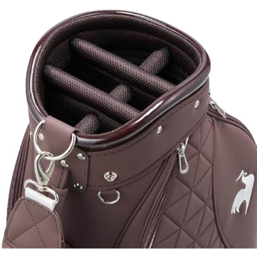 [Le Coq Sportif] Caddy Bag 8.5 Type 6 Split Compatible with 46 Inch Sporty Golf QQCWJJ03 Women's