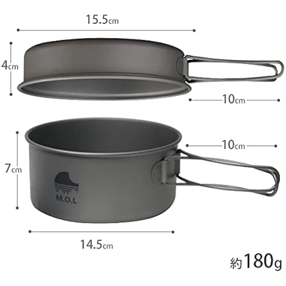 M.O.L Titanium Pot Set