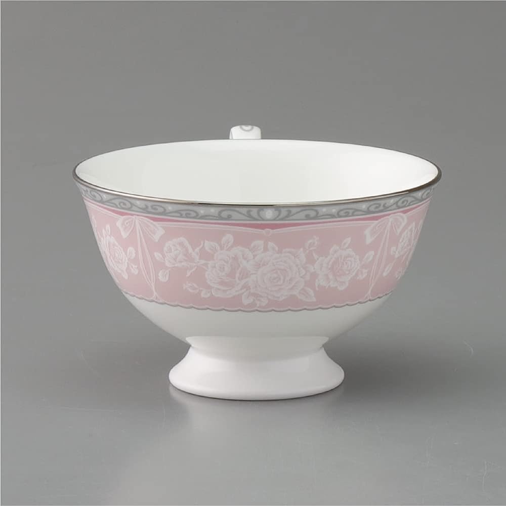 NARUMI Cup Saucer Set Grace Air Blue & Pink 200cc 2-Person Set Microwave Warmable 97126-23078