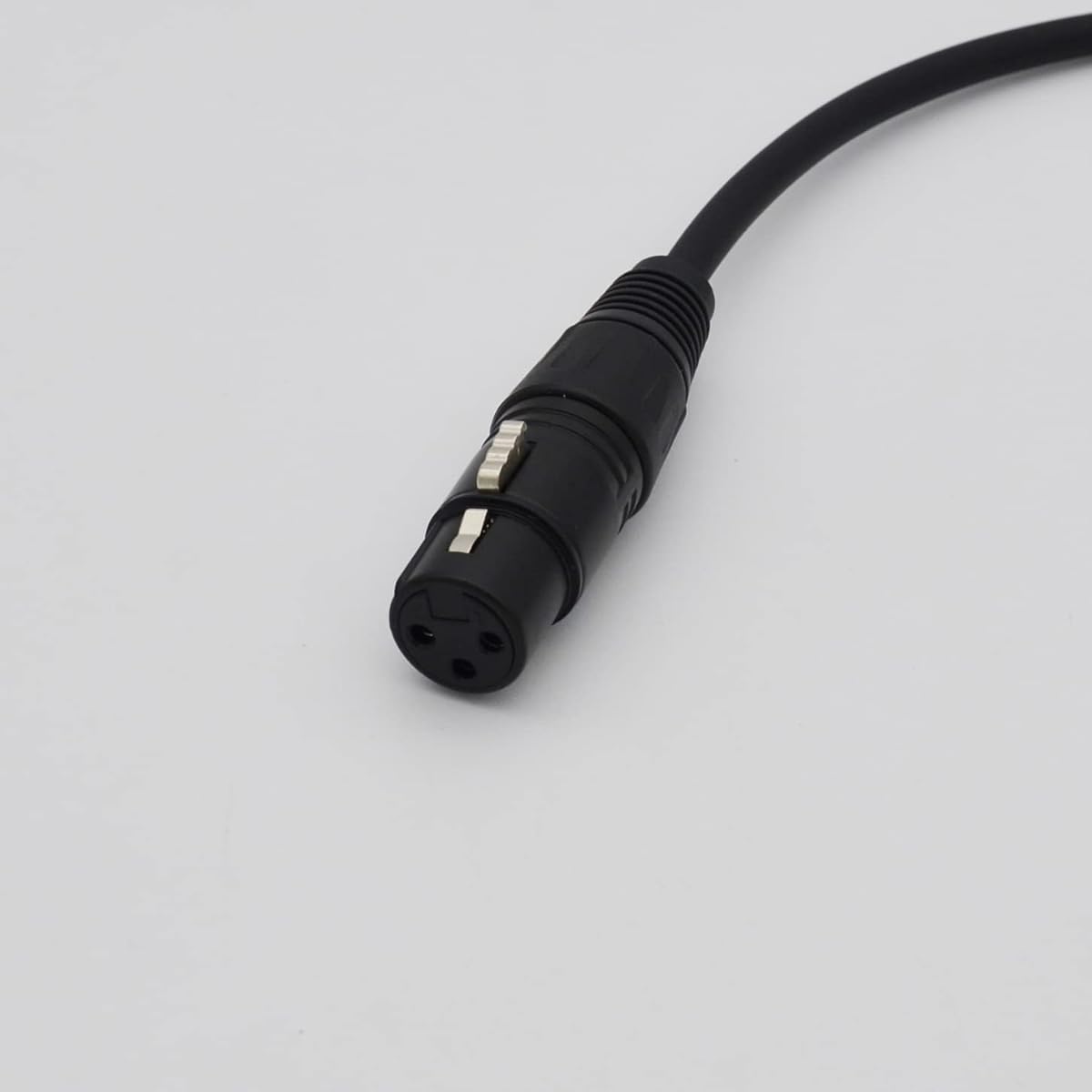 Czyuntuo XLR Cable 1ft XLR Male to Female Black Balanced Microphone Cable Pack of 2
