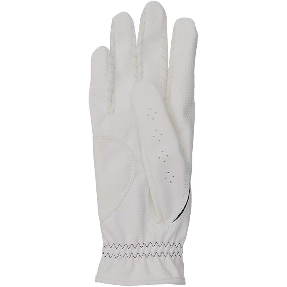 ONOFF Ladies gloves (both hands) White x Purple 18cm OG7321-01 WHT18