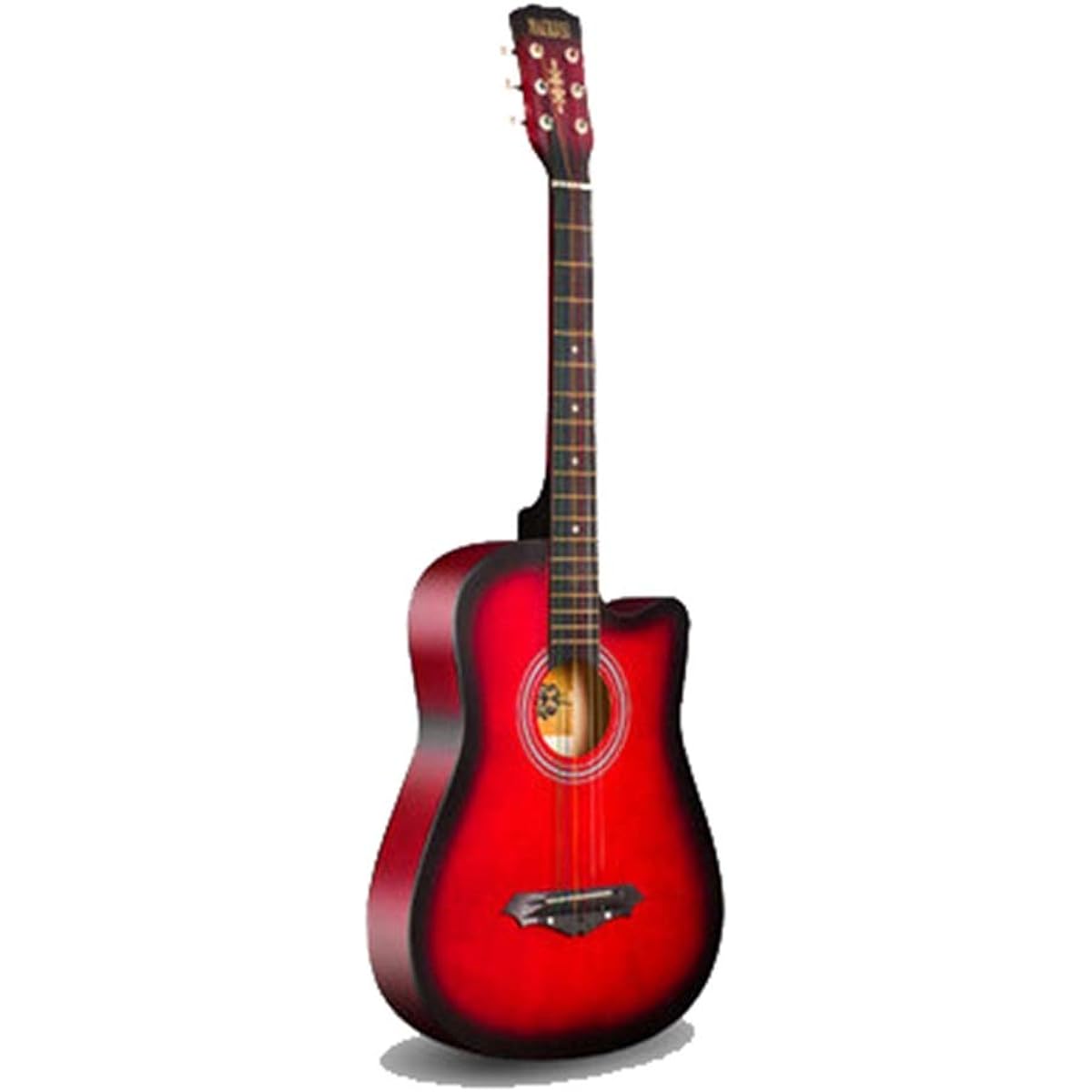 Acoustic Guitar 38 Inch Beginner Guitar Entry Piano Folk Acoustic Guitar Beginner Guitar Student Classical Guitar (Color: E, Size: 38 inches)