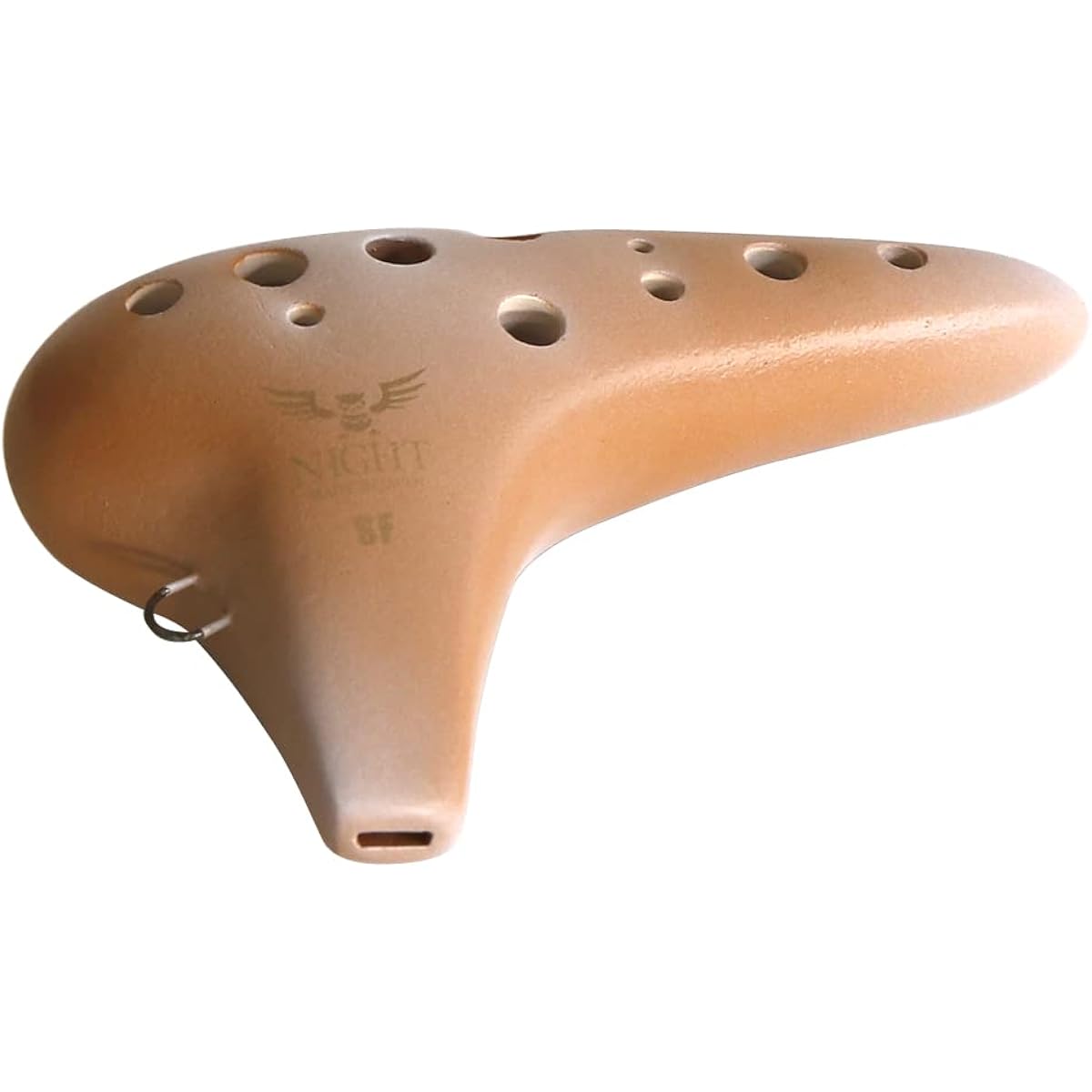 NIGHT Ocarina Night Tone (shirabe) Alto C Tone S-ACPB Kara (Pale Brown)