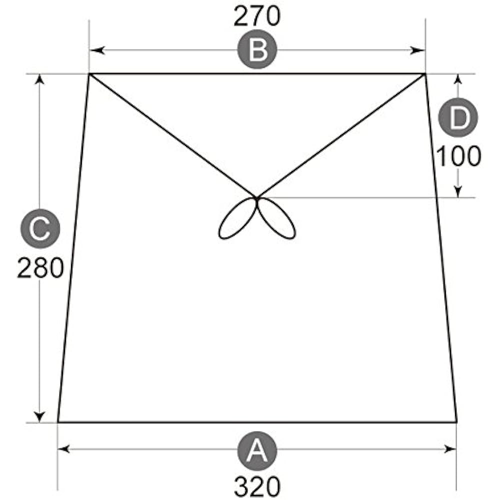 Lamp-shade (lamp-shade) Catch type replacement lampshade Cotton cloth Kinari Diameter 32cm K-32270