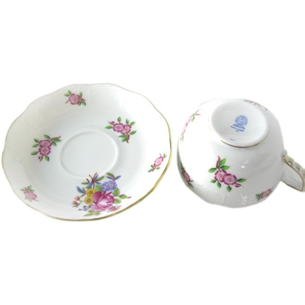 HEREND PT Printemps Tea Cup & Saucer [Parallel Import] 724
