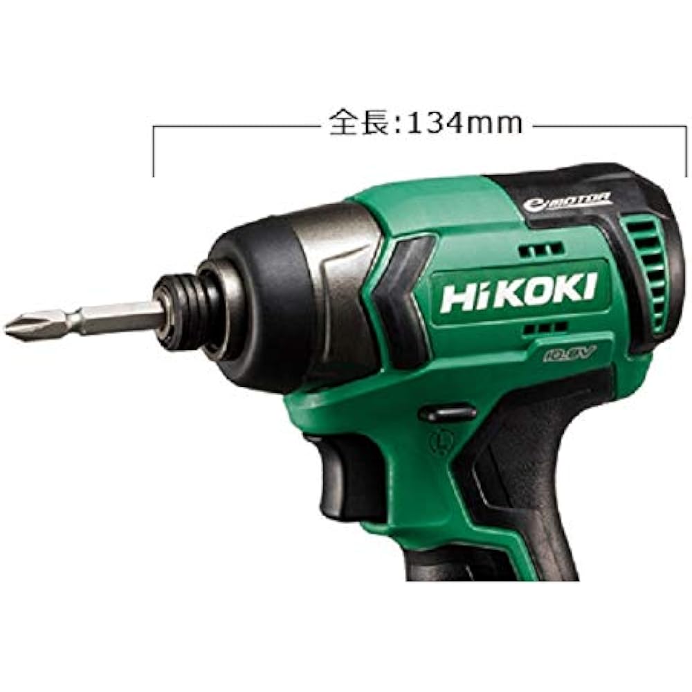 HiKOKI Cordless Impact Driver Main Unit Only Storage Battery and Charger Sold Separately 10.8V WH12DD(NN)