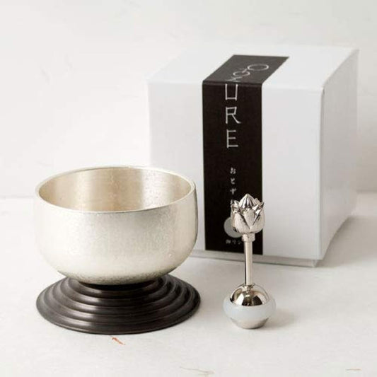 Kokokashiko Buddhist bell, out-of-tune, silver, Buddhist bells and accessories