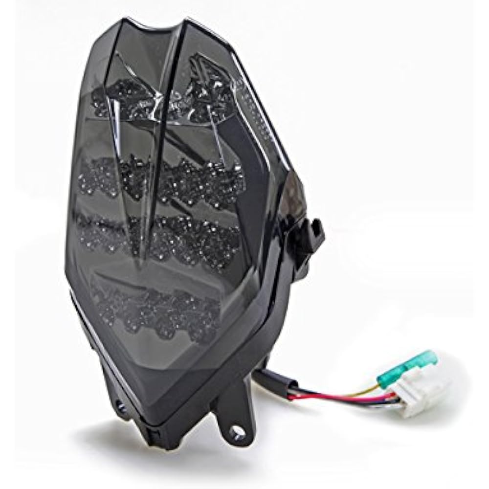 Integrated Sequential LED Tail Light Smoke Lens for 2013-2017 Triumph Daytona 675 20+ Moto2 13-19 Street Triple 20-22 765 RS