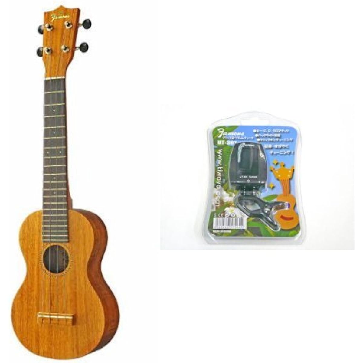 [Soft case set] Famous ukulele FLS-2G Soprano long neck