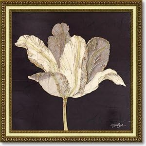 U-Power Diane Stimson Gel Processed Art Frame "Gold Turquoise Tulip" DS-13022