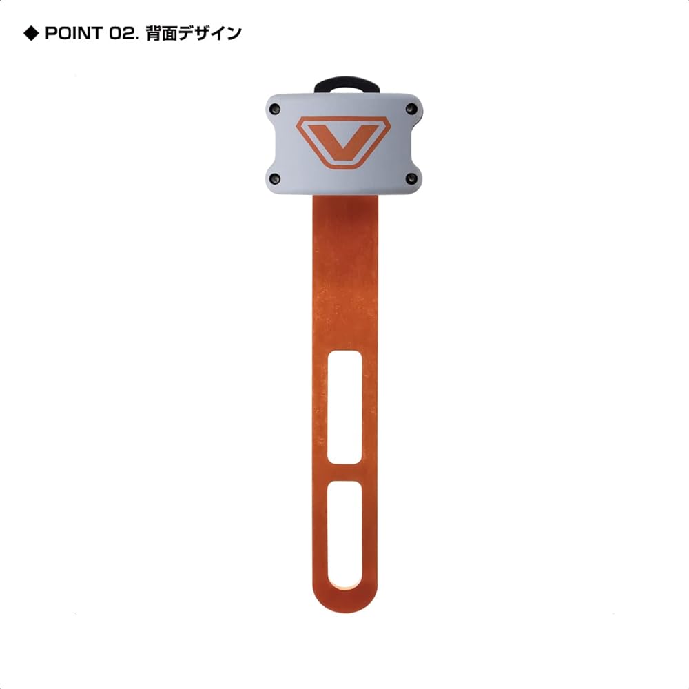 [Prevent loss by attaching a missing cord and carabiner] Ash hook hanger Viceo Ash holder light plus (S/M size, gun blue/black/orange) VC804PS/VC804PM
