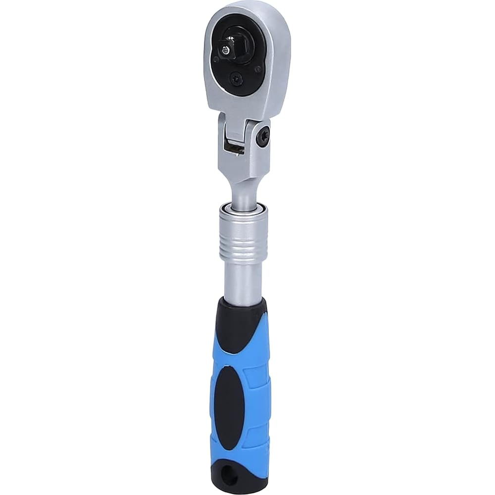 KS Tools /4 Inch Telescoping Reversible Ratchet with Flexible Head (175-225 mm) BT020997