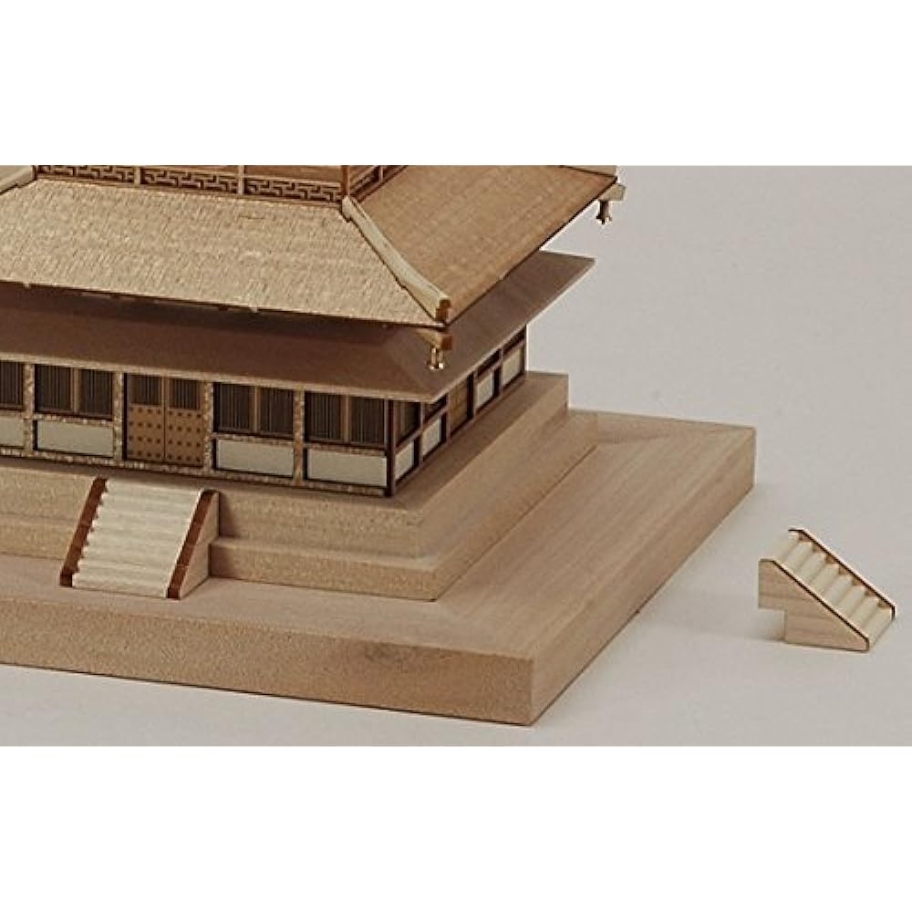Woody Joe 1/75 Horyuji Five-storied Pagoda Wooden Model Assembly Kit