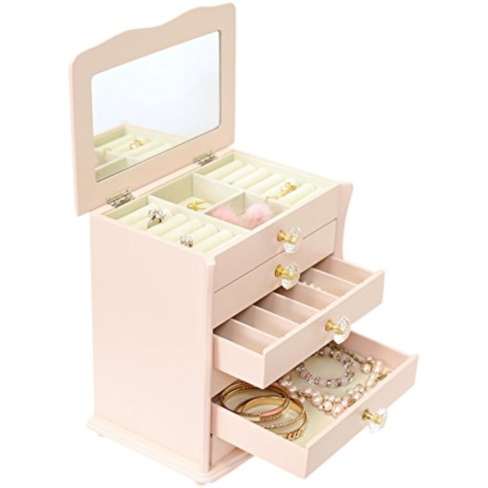 Jewelry box MUD-6889PI (pink) MUD-6889PI