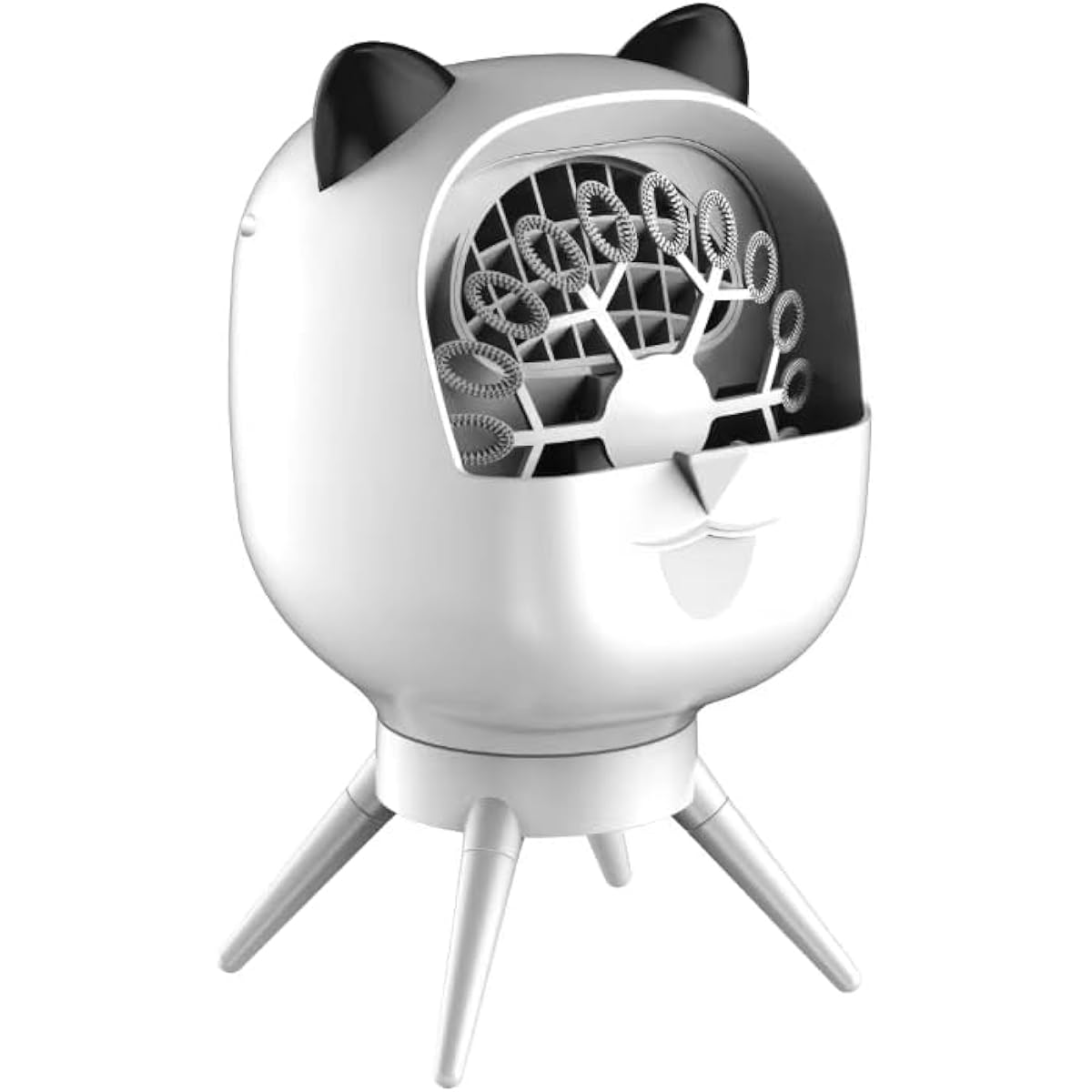 Portable Bubble Blower Machine (White)