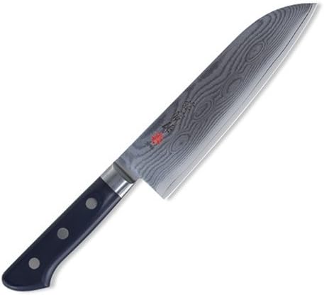 Kitamasa Seki Kanetsune KC-200 Series 33 Layer Damascus Steel Santoku 180mm KC-203 Black