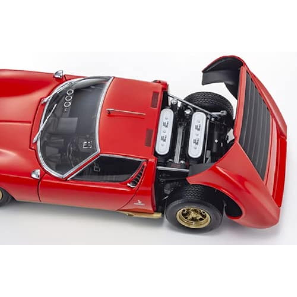 Kyosho Original 1/18 Lamborghini Miura P400SV Red/Gold Completed Product Resale KS08317RG