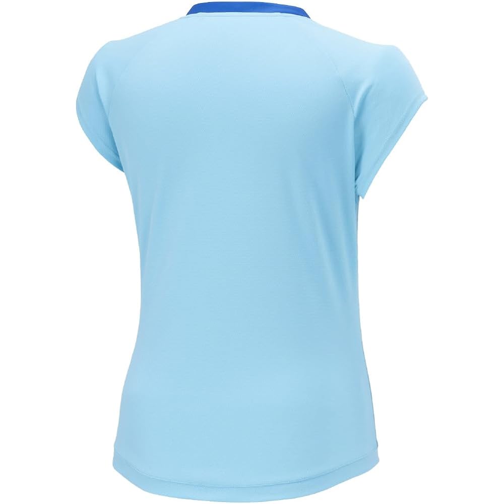 [Mizuno] Badminton Wear Game Shirt Sweat Absorbent Quick Drying Easy to Move Soft Tennis Wear 72MAA701 Women's
