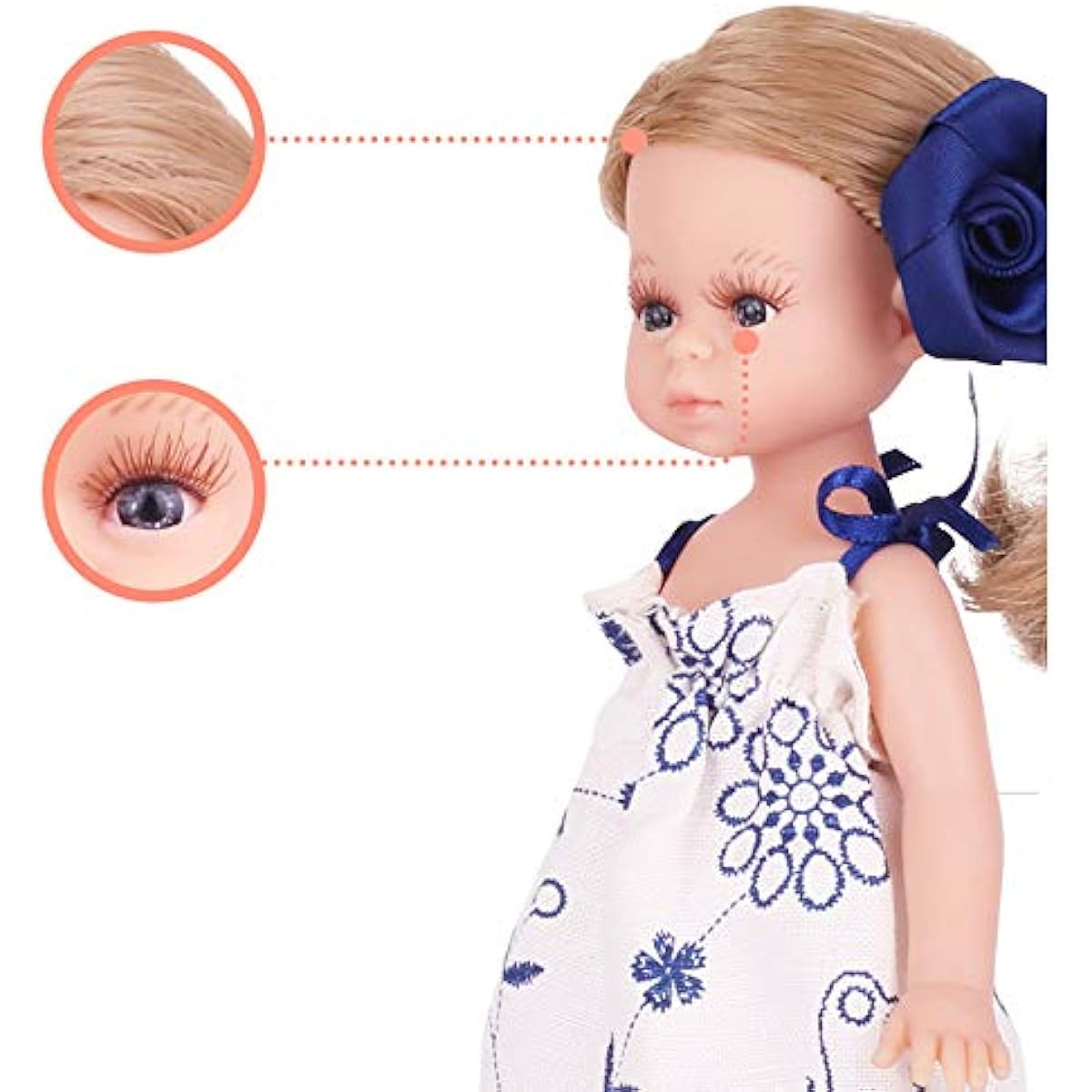 Paola Reina 02105 Valeria 25th Anniversary Special Edition Cute Doll Set 21cm Made in Spain [Parallel Import]