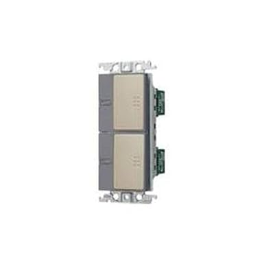 Panasonic Round Embedded Pilot Firefly Double Switch C Dark Brown WTT52422A2