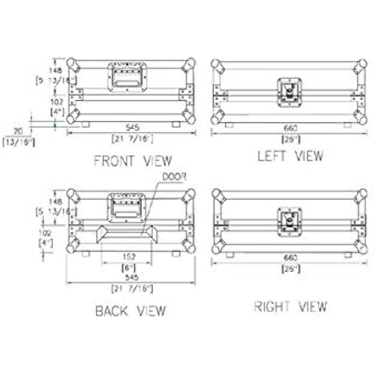 ROADREADY Mixer Case RRM19R 12U Mixer Case
