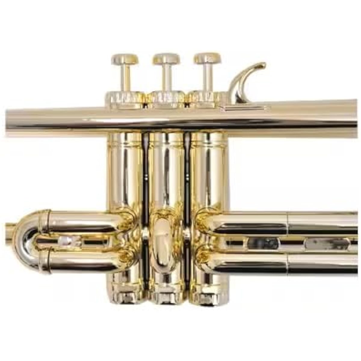 PLAYTECH Trumpet ABS resin lightweight approximately 500g with semi-hard case Gold