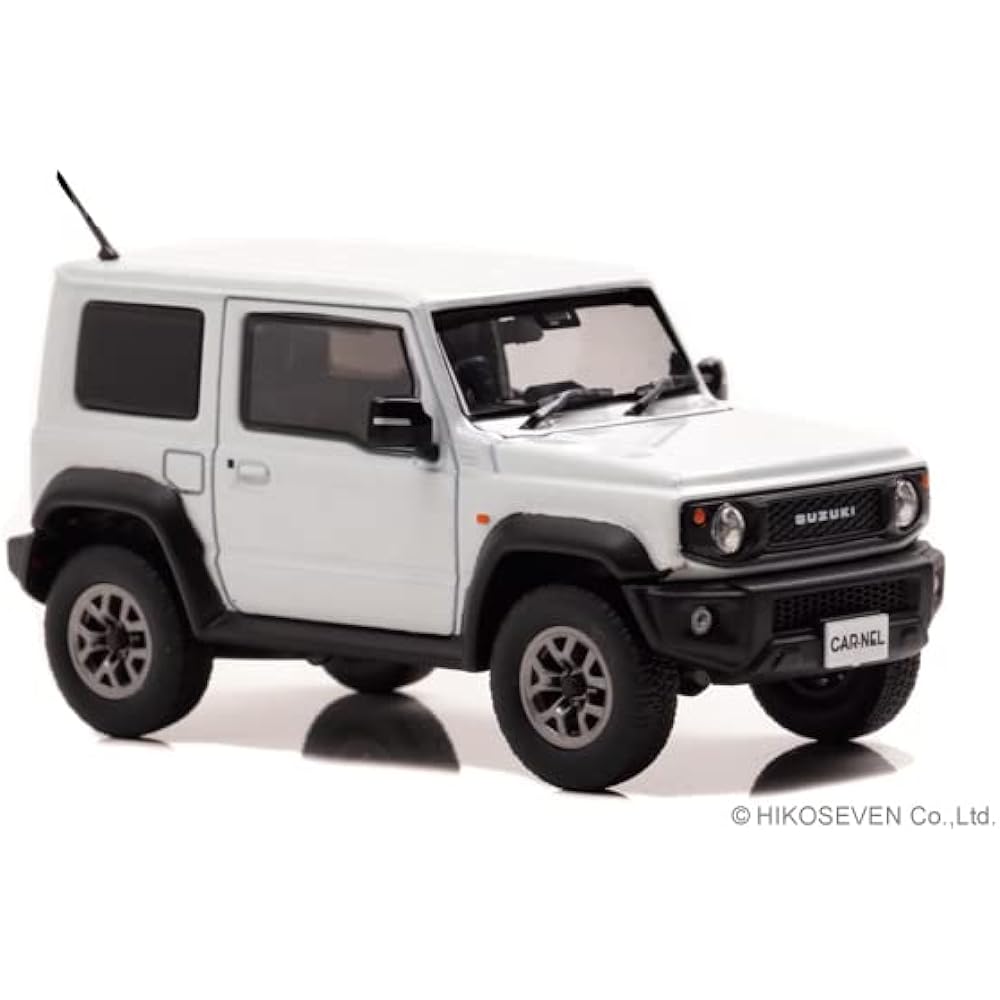 CARNEL 1/43 Suzuki Jimny Sierra JC (JB74W) 2018 Pure White Pearl/Option Grill Finished Product