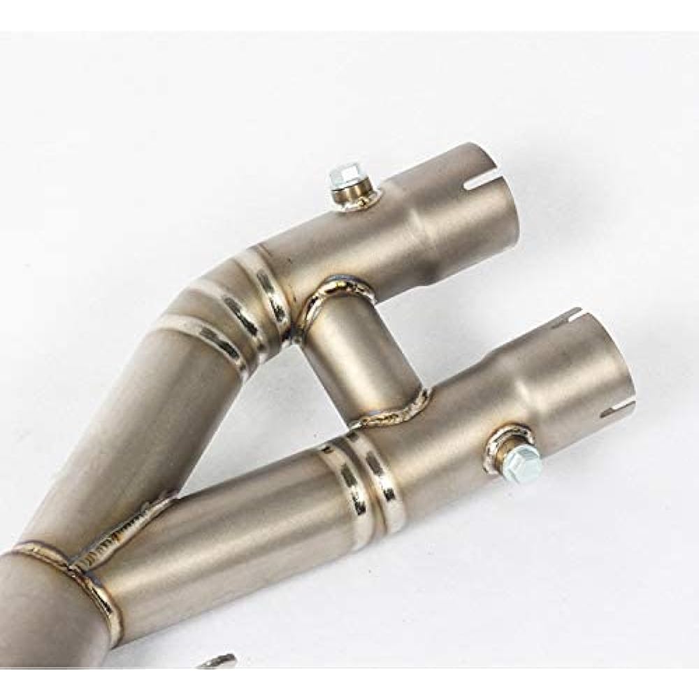 Motorcycle Exhaust Exhaust Pipe Intermediate Pipe Titanium Alloy Yamaha YZF-R1/R1M/MT10 (2015-2020) 60.5mm Applicable