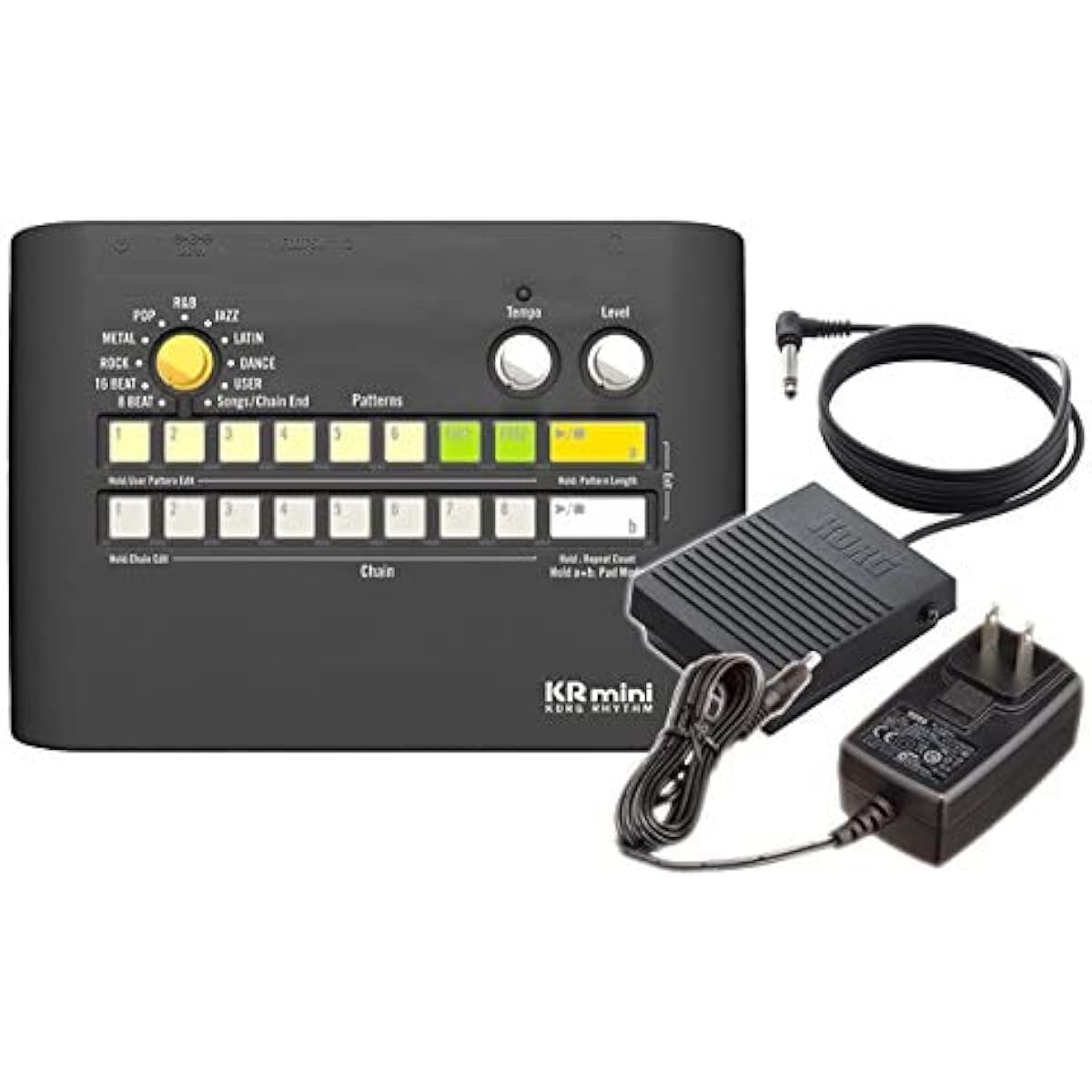 KORG KR mini KORG RHYTHM [KR-MINI] + Genuine AC adapter KA350 + Foot switch PS-3 set