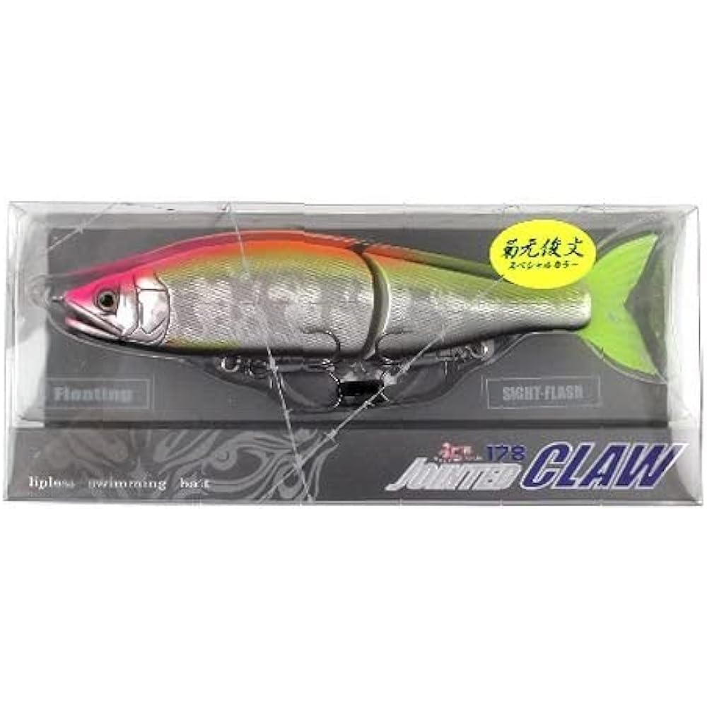 Gan Craft Ayuya Jointed Claw 178F #K-03 Big Bite Chart