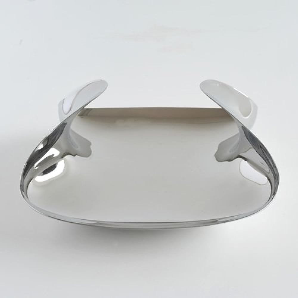 Alessi Fruit Basket Silver 36cm MARLI Fruit Bowl [Regular Imported Product] SB06/36