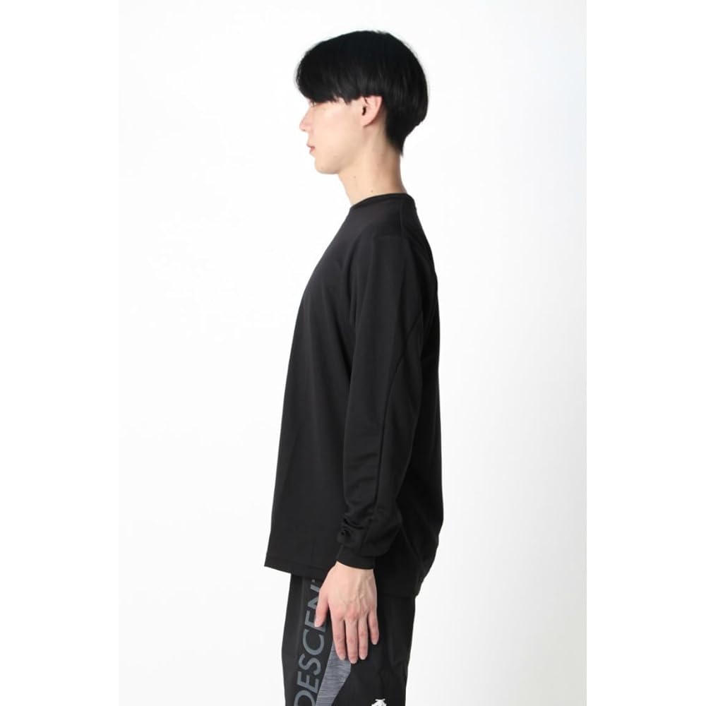 [DESCENTE] Long Sleeve Shirt Volleyball Classic Sweat Absorbent Dry Stretch One Point Unisex Men Women