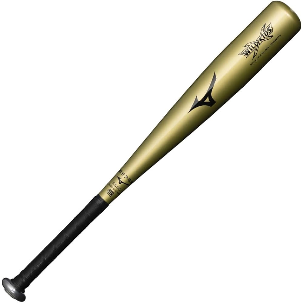 UNO (Mizuno) Baseball Softball Bat for Boys Softball Metal WILDKIDS Blue Black Gold 1CJMY17360 1CJMY17363 1CJMY17365